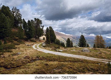 Beautiful Mountain Landscape As Seen From The Nockalm Road In The National Park Nockberge, District Feldkirchen, Carinthia, Austria