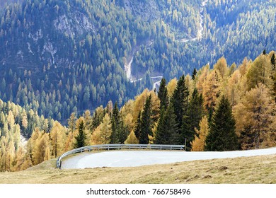 Beautiful Mountain Landscape As Seen From The Nockalm Road In The National Park Nockberge, District Feldkirchen, Carinthia, Austria