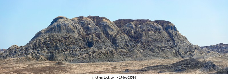 A Beautiful Mountain Near The Town Of Sangachaly. Azerbaijan.
