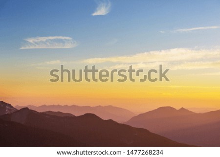 Similar – Image, Stock Photo people silhouettes on North sea beach at low tide