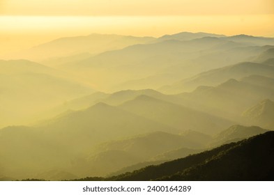 Beautiful mountain ranges in northern Thailand - Powered by Shutterstock