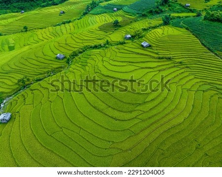 Beautiful mountain with rice terraces viewpoint at Sapa district, Lao Cai province, during trip HANOI to Sapa, Lao Cai Northwest Vietnam
Beautiful mountain with rice terraces viewpoint