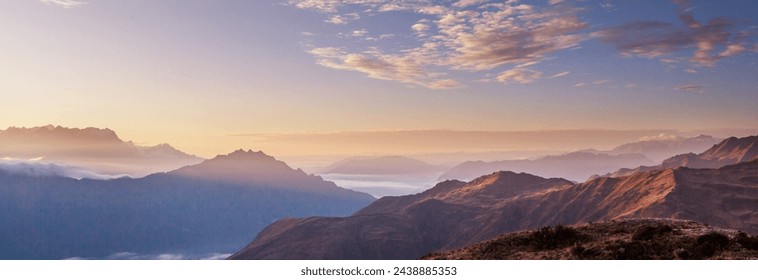 Beautiful mountains landscape in the  Andes (or the Southern Cordilleras) in Peru - Powered by Shutterstock