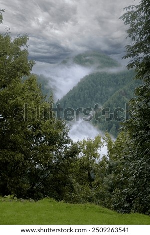 Similar – Rainy weather in the mountains