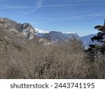 Beautiful mountains near Pregasina above Lago di Garda