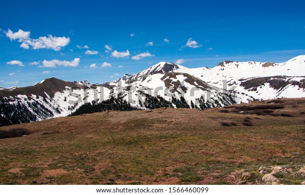 beautiful Mountains
view from Independence Pass, high mountain pass in central
Colorado, United States. It is at elevation 12,095 ft (3,687 m) on
the Continental
Divide.