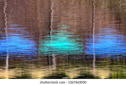 Beautiful multi-colored reflective pattern discovery 