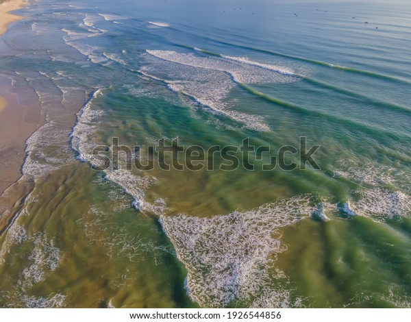 Beautiful My Khe Beach Drone Da Stock Photo Shutterstock