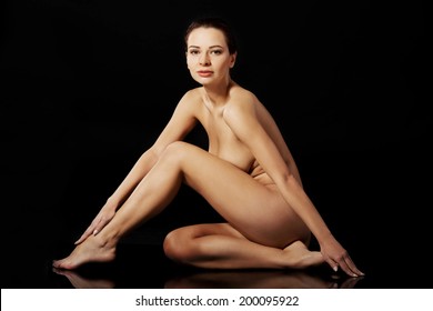 Beautiful nude black woman