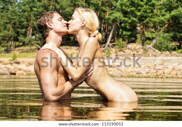 Naked Ladies Kissing