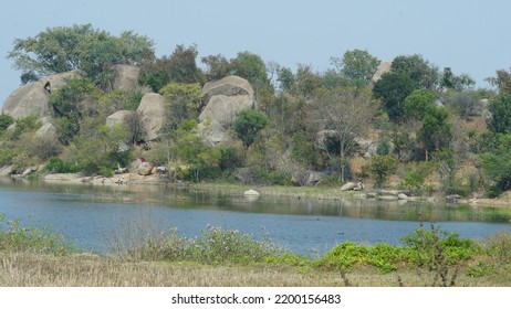 Beautiful Natural Scenery Of Tumkur Karnataka. Tourist Places Near Bangalore India.