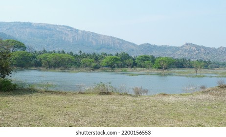 Beautiful Natural Scenery Of Tumkur Karnataka. Tourist Places Near Bangalore India.