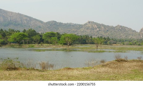 Beautiful Natural Scenery Of Tumkur Karnataka. Tourist Places Near Bangalore India.