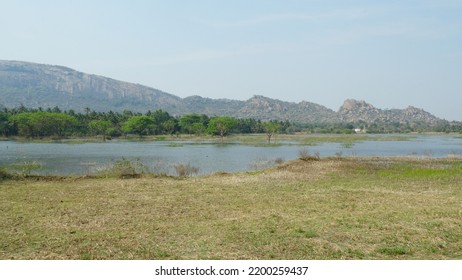 Beautiful Natural Scenery Of Tumkur Karnataka. Tourist Places Near Bangalore India.