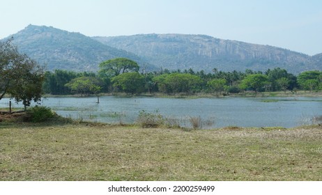 Beautiful Natural Scenery Of Tumkur Karnataka. Tourist Places Near Bangalore India.