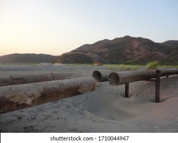 Beautiful Nature And Ash Pond In Vijayawada