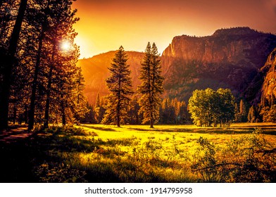Beautiful Nature Forest and Mountain Landscape - Shutterstock ID 1914795958
