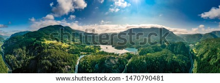 Similar – Image, Stock Photo Lake Bled with St. Mary’s Church in Slovenia in the morning light