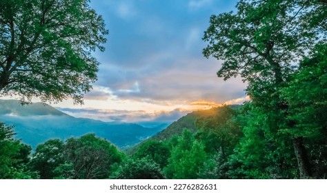 Beautiful nature scenery in maggie valley north carolina - Shutterstock ID 2276282631