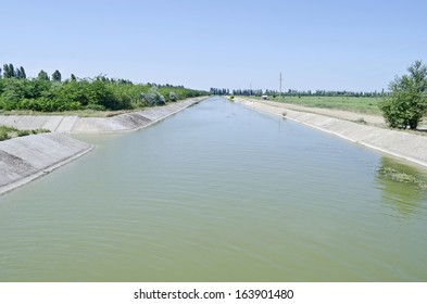 Beautiful Nature Scenery - North Crimean Water Channel, Crimea, Ukraine