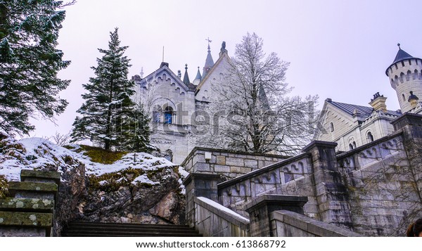 Beautiful Neuschwanstein Castle Hohenschwangau Bavaria