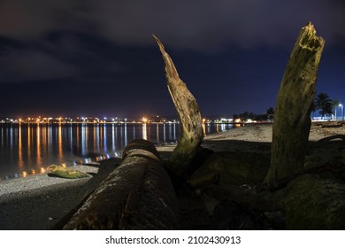 A Beautiful Night View Of The Bay Of Matanzas, Cuba