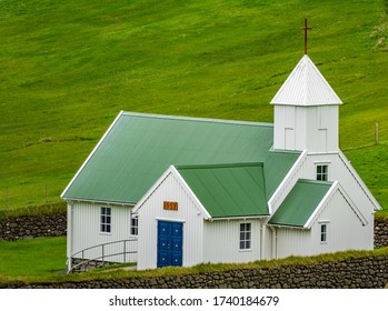 Beautiful nordic church in Faroe Islands