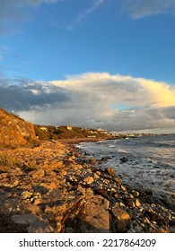 Beautiful Nordic Sea With Clouds And Waves