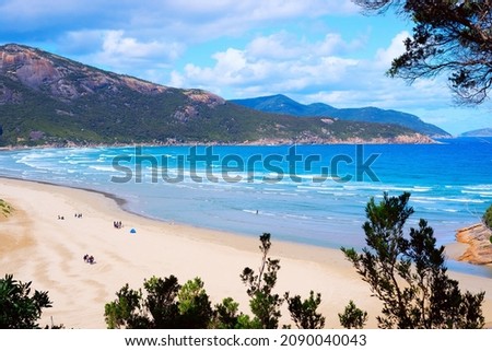 Beautiful Norman beach at Wilsons Promontory, Australia. High quality photo. Foto stock © 