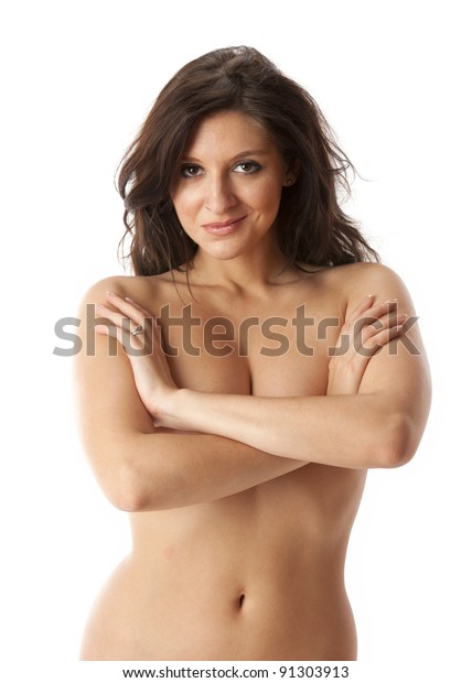 Topless Brunette Women