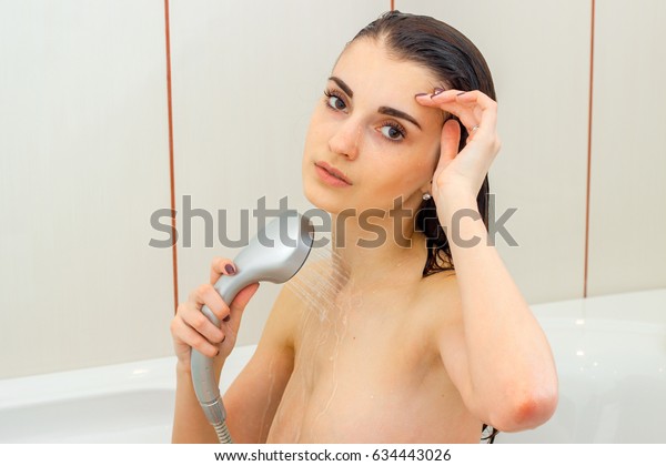 Nude Girl In Bathroom
