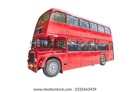 Beautiful old double decker bus from London