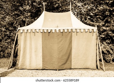 Beautiful Old Tent At A Park