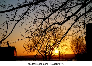 Beautiful Orange Sky At Sunset - Shutterstock ID 1620128125