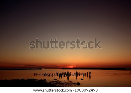 Similar – Image, Stock Photo Norwegian Sunset Norway