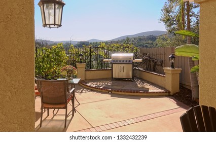 Beautiful Outdoor Living Space In Suburban California Home