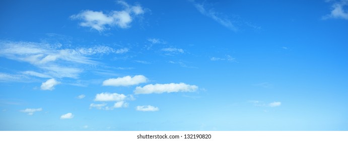 Beautiful Panorama Of A Blue Sky