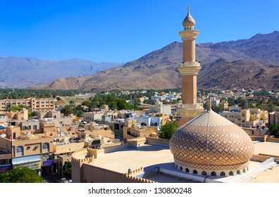 Beautiful panorama of Nizwa, Oman