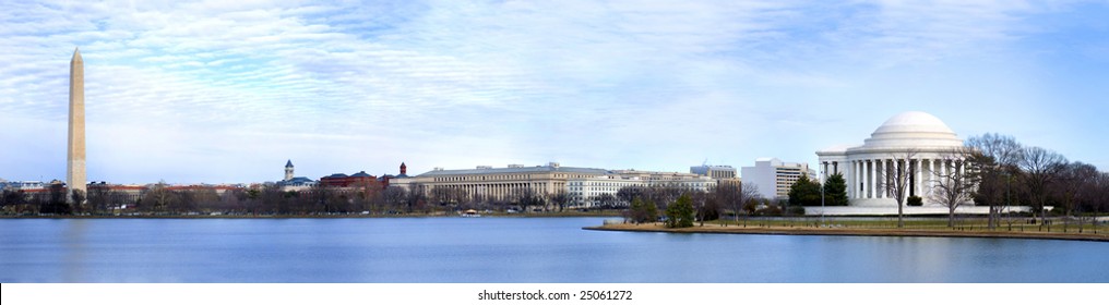 Beautiful Panoramic Of Washington DC