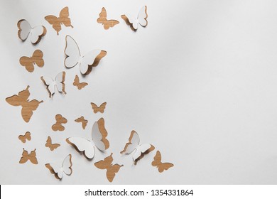 Beautiful paper butterflies