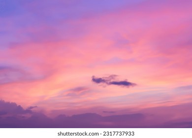 Beautiful Pastel Sky A Serene Canvas of Soft Hues - Powered by Shutterstock