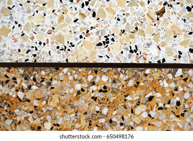 Beautiful pattern,texture,surface and background of terrazzo floor