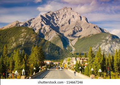 The Beautiful And Peaceful Town Of Banff, Alberta