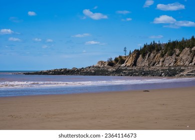 Beautiful Pebble beach Cape Enrage NB Canada - Shutterstock ID 2364114673