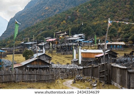 Beautiful Phaley Foley Village Community in Himalayan Landscape of Kanchenjunga, Taplejung, Nepal