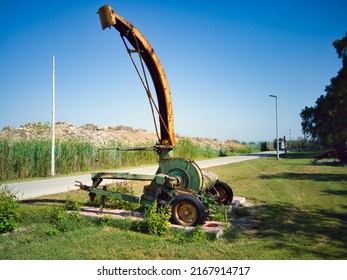 A Beautiful Photo Of Vintage Farm Equipment At Kfar Masaryk In Northern Israel