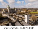 Beautiful photograph of Galway city centre during the St Patrick