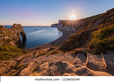 A Beautiful Photography Spot On The South West Coast Of England, On The Jurassic Coast