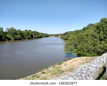 Beautiful Picture Of The Black Warrior River In Moundville, Alabama