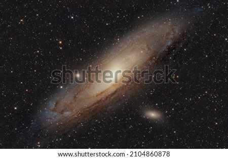 Beautiful Picture of M31 (Andromeda Galaxy). Image was captured in Germany in my backyard observatory. 